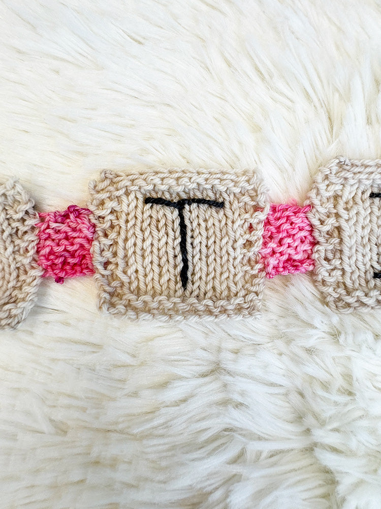 Swiftie Bracelet Bookmark Knitting Pattern