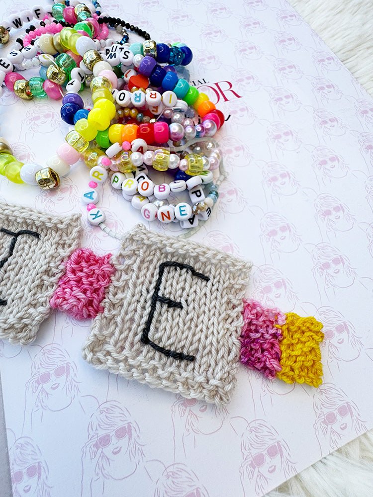 Swiftie Bracelet Bookmark Knitting Pattern - Handy Little Me Shop