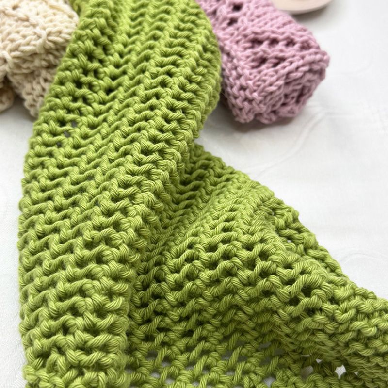 Society Pages Lace Dishcloth Knitting Pattern PDF - Handy Little Me Shop