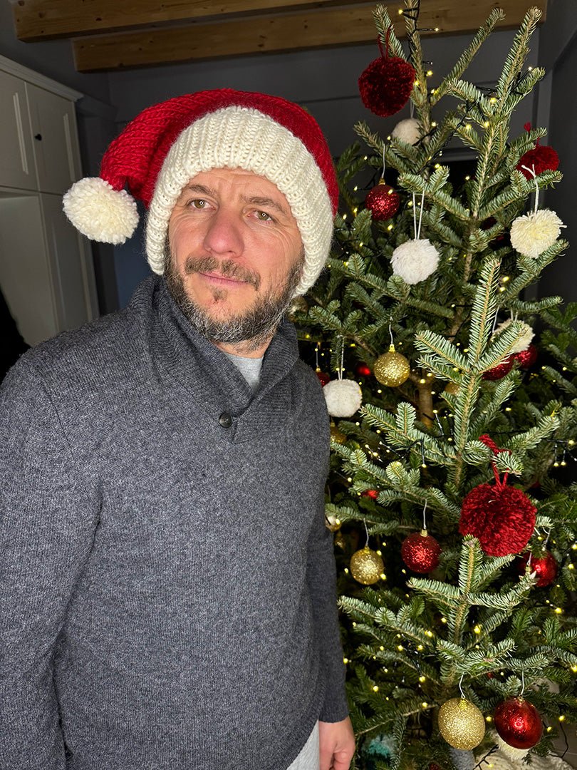 Santa Hat Knitting Pattern - Handy Little Me Shop