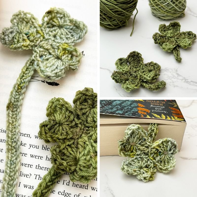 Shamrock Crochet Pattern (+ Bookmark) - Handy Little Me Shop