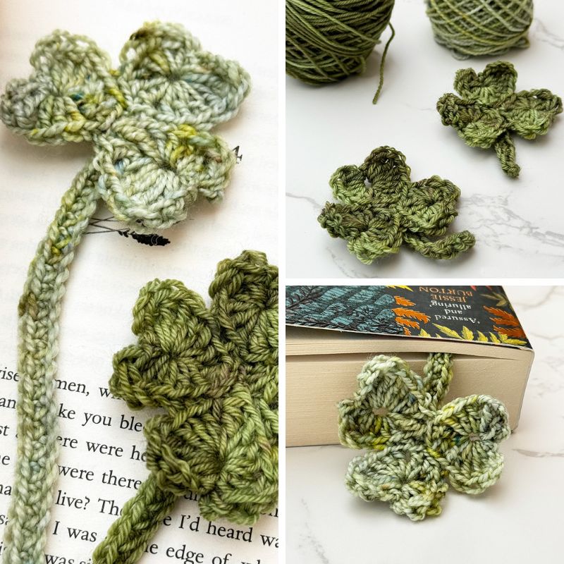 Shamrock Crochet Pattern (+ Bookmark)