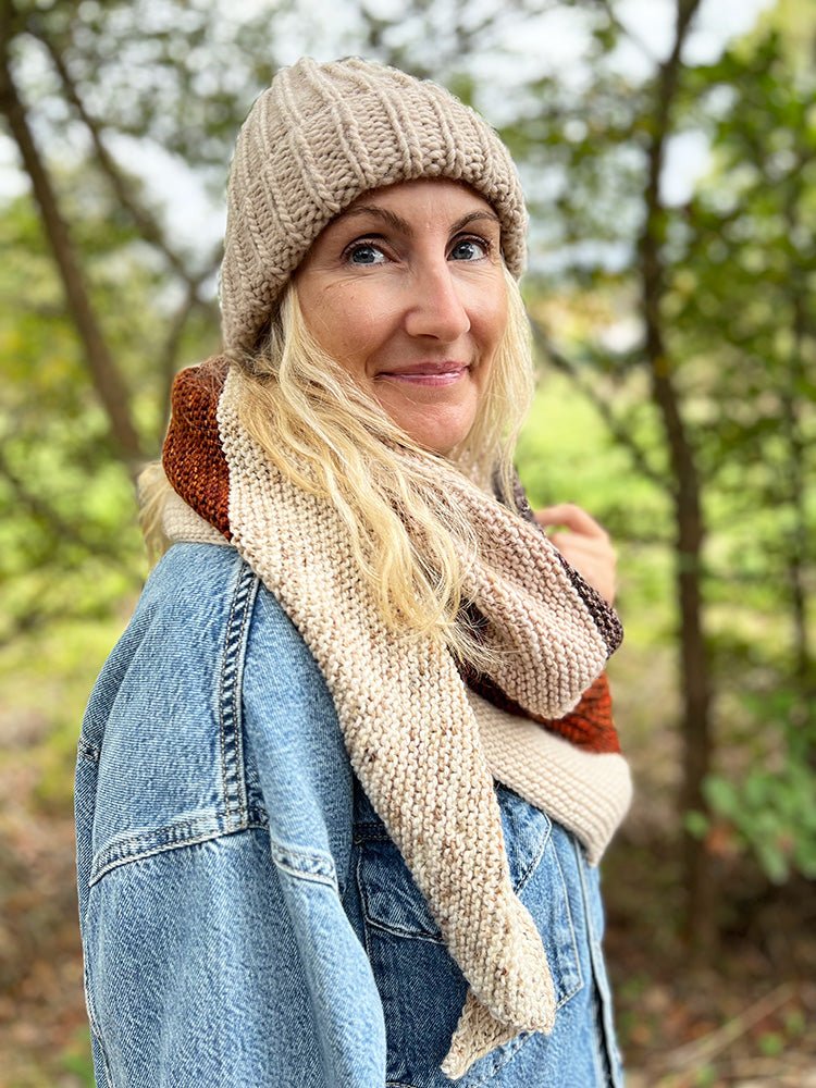 Stash Busting Shawl Knitting Pattern - Handy Little Me Shop