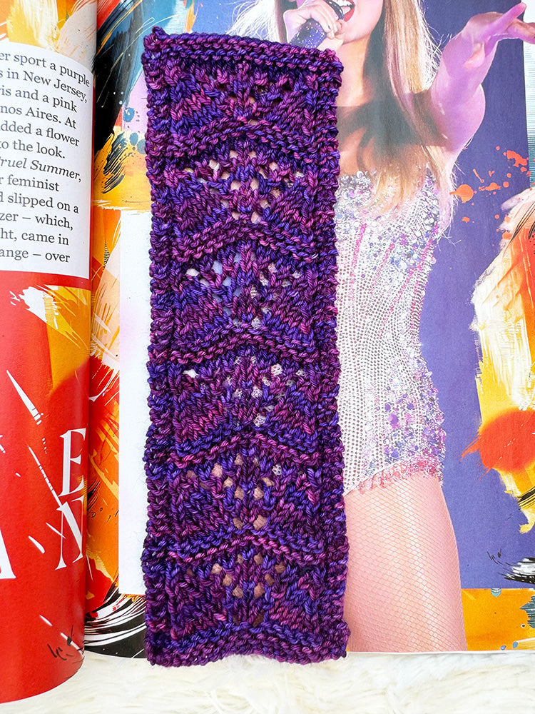 Enchanted Bookmark Knitting Pattern