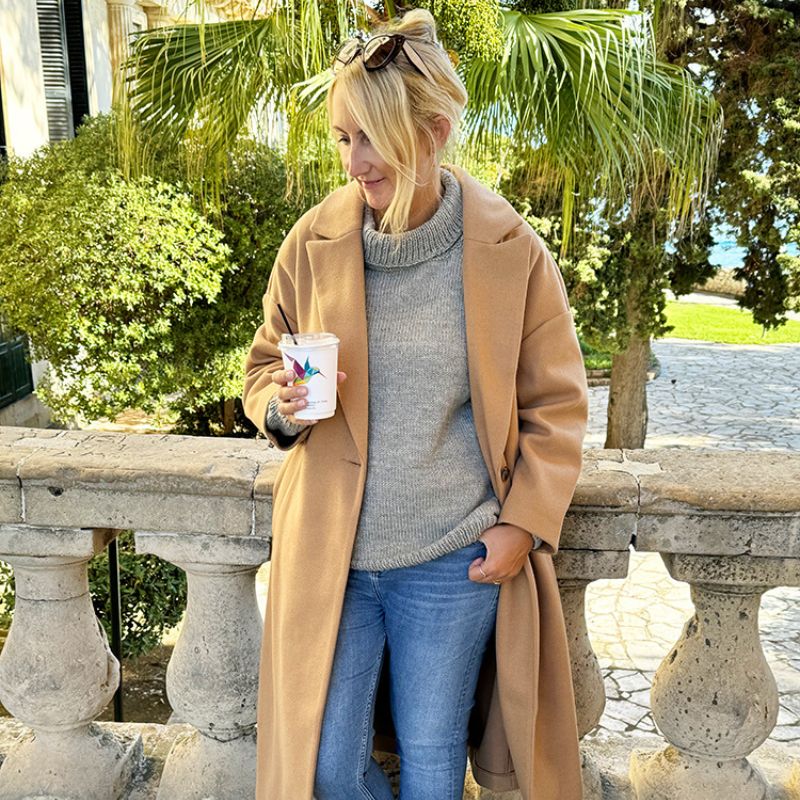 Turtleneck Sweater Pattern (Knit In The Round) - Handy Little Me Shop