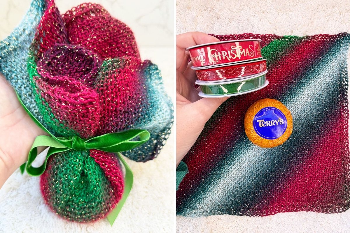 Knitted Christmas Bauble Cover Pattern - Handy Little Me Shop