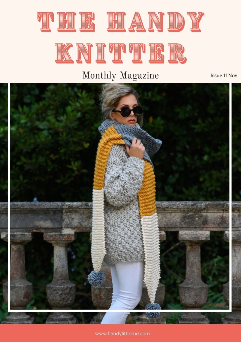 Black Friday Sale! The Handy Knitter Magazine (2nd Edition) x 12 Issues - Handy Little Me Shop