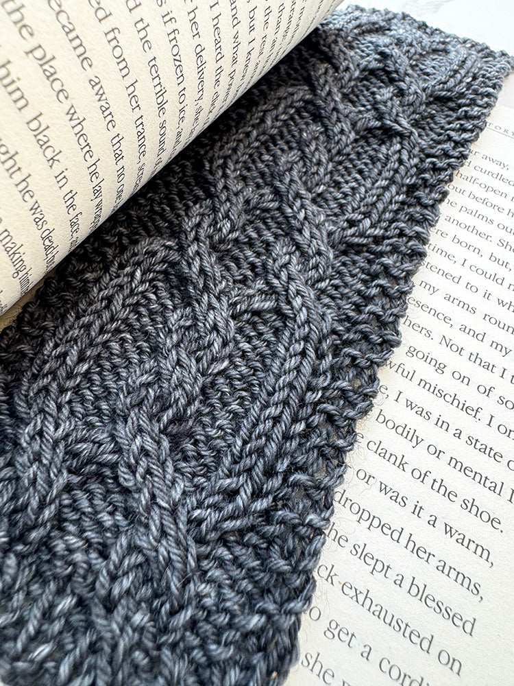 Tortured Poet Bookmark Knitting Pattern