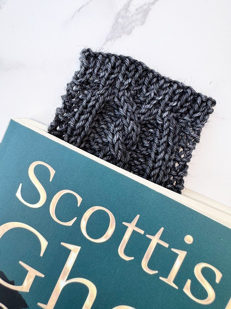 Tortured Poet Bookmark Knitting Pattern - Handy Little Me Shop