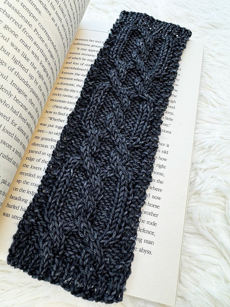 Tortured Poet Bookmark Knitting Pattern - Handy Little Me Shop