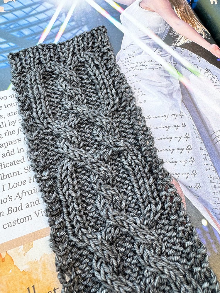 Tortured Poet Bookmark Knitting Pattern - Handy Little Me Shop