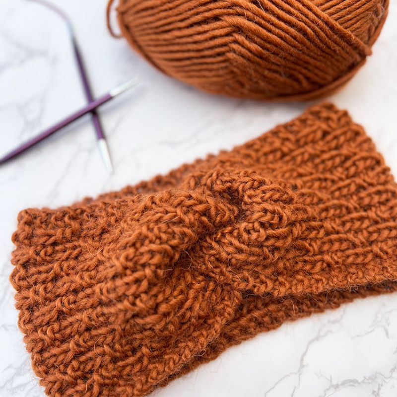 Twist Headband Knitting Pattern