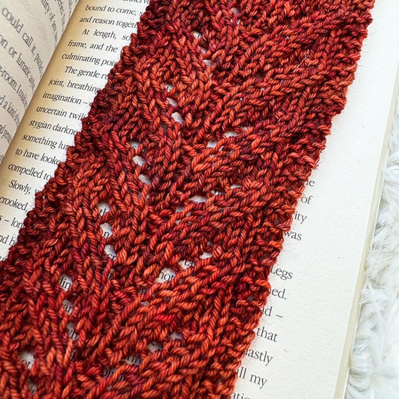 Willow Bookmark Knitting Pattern