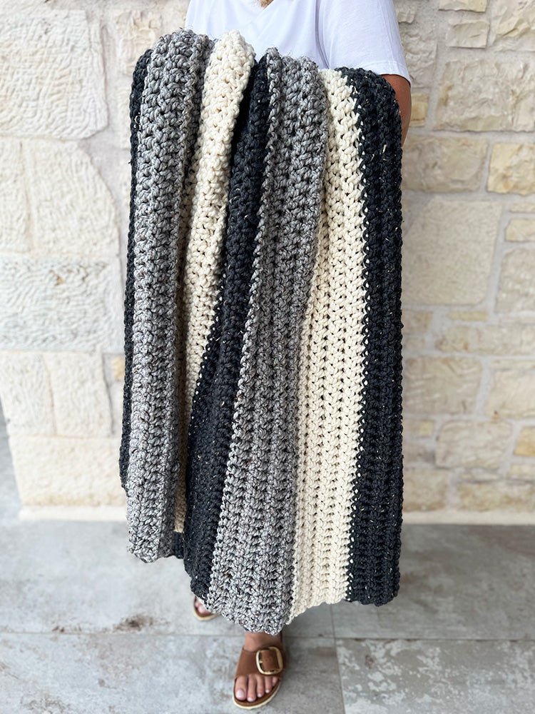 Beginner Crochet Blanket Pattern - Handy Little Me Shop