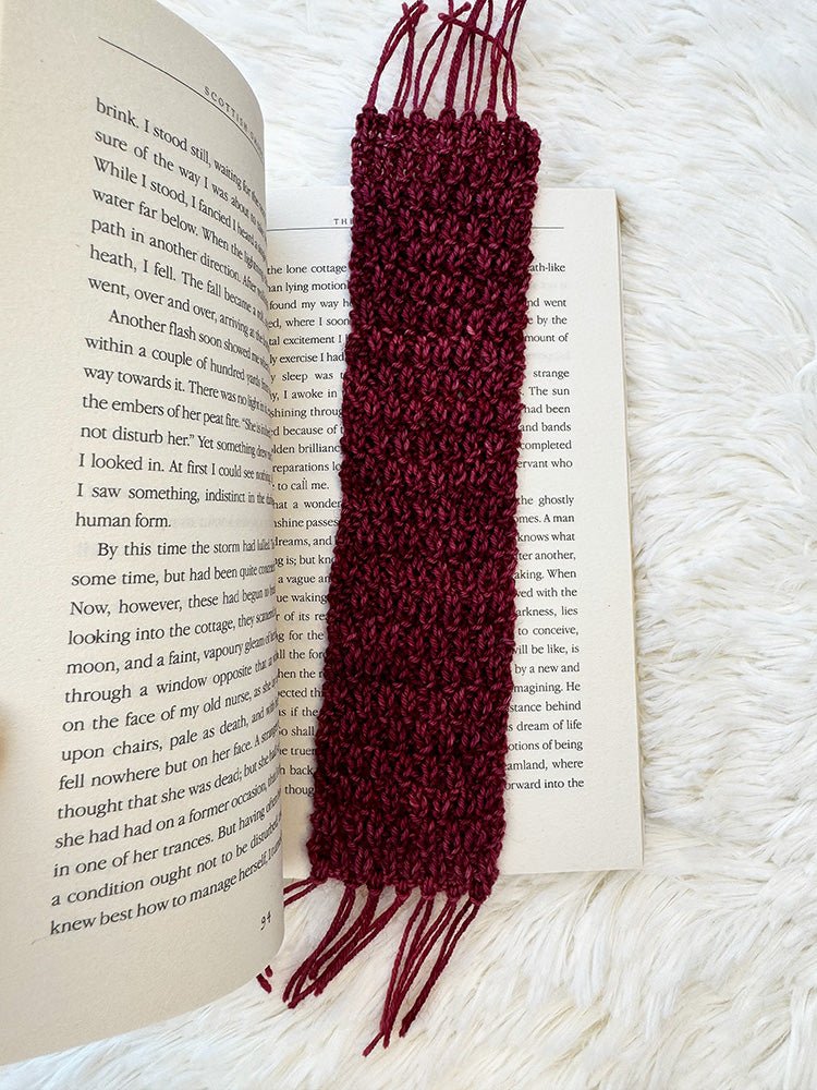 All Too Well Scarf Bookmark Knitting Pattern - Handy Little Me Shop
