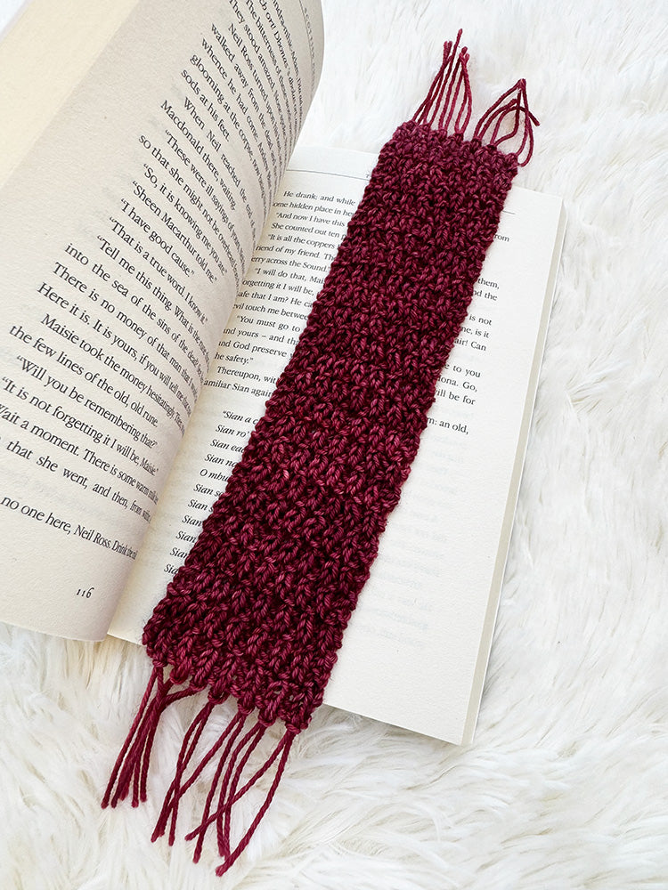 All Too Well Scarf Bookmark Knitting Pattern