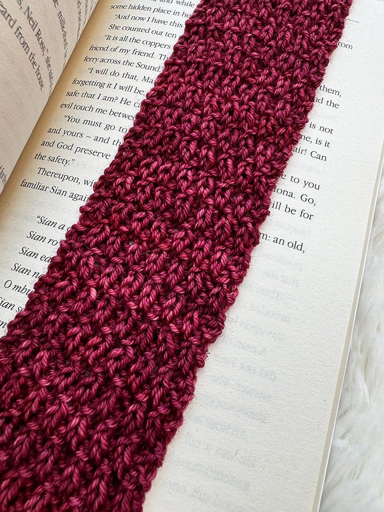 All Too Well Scarf Bookmark Knitting Pattern