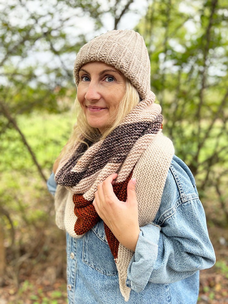 Stash Busting Shawl Knitting Pattern - Handy Little Me Shop