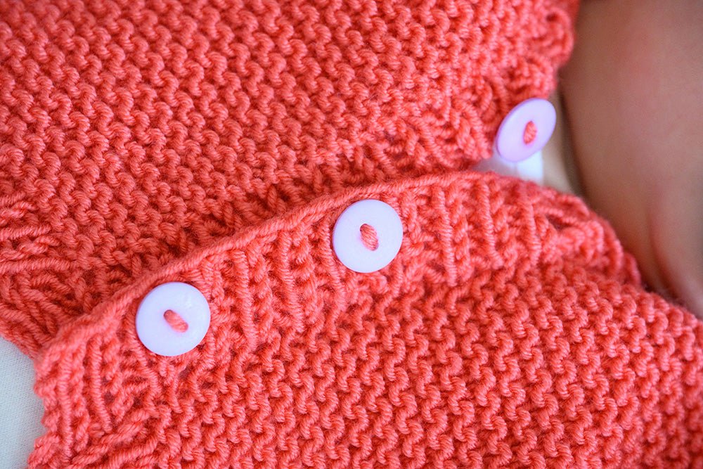 Baby Cardigan Knitting Pattern - Step By Step - Handy Little Me Shop