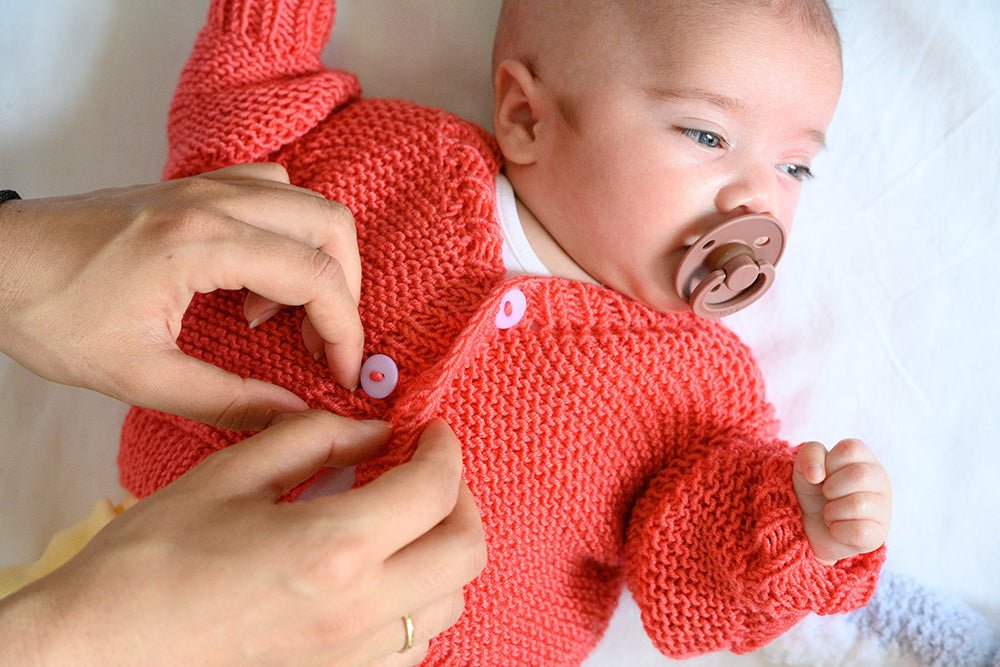 Baby Cardigan Knitting Pattern - Step By Step - Handy Little Me Shop