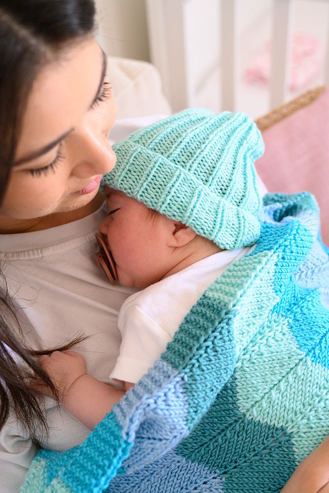 Flat Knit Baby Hat Pattern - Handy Little Me Shop