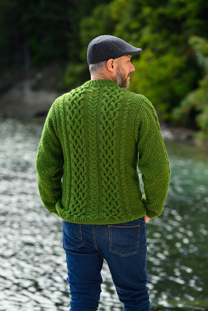 Stormbraid Sweater Knitting Pattern – Men’s Aran Cable Sweater (PDF) - Handy Little Me Shop