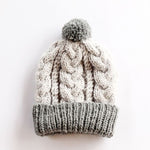 Cable Knit Baby Hat Pattern