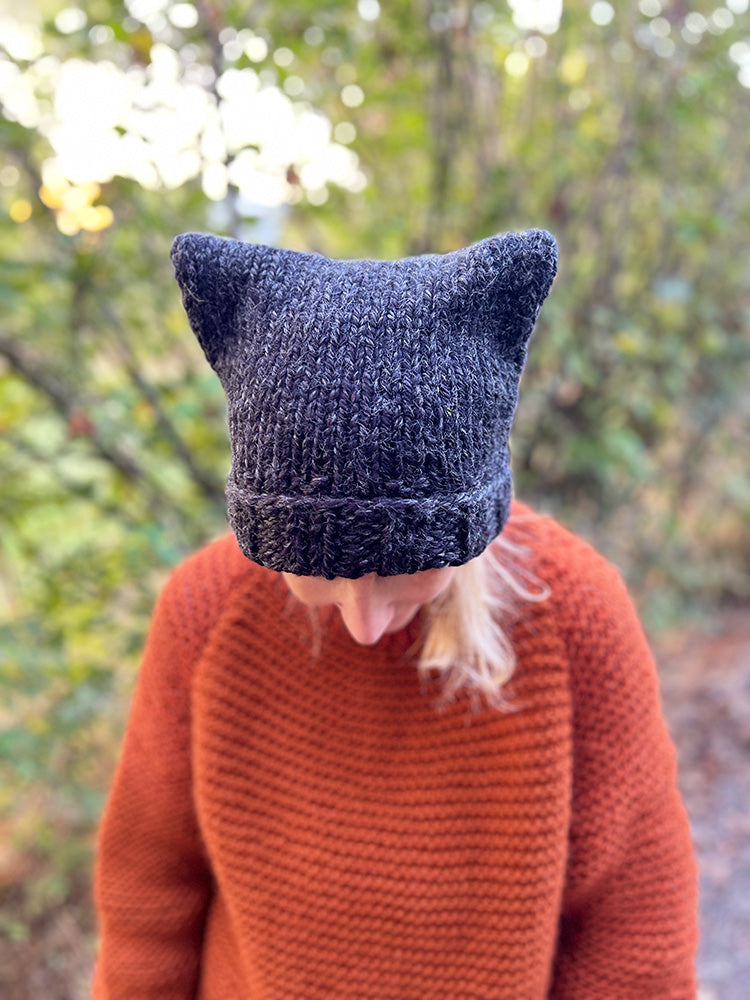 Cat Ear Beanie Knitting Pattern Handy Little Me Shop