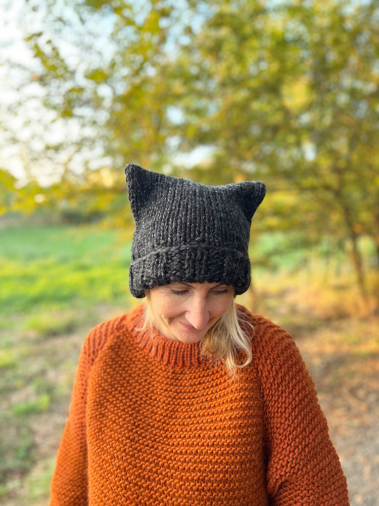 Cat Ear Beanie Knitting Pattern Handy Little Me Shop