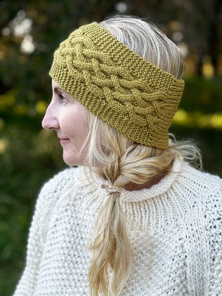 Celtic Cable Headband Knitting Pattern