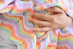 Simple Chevron Crochet Baby Blanket Pattern