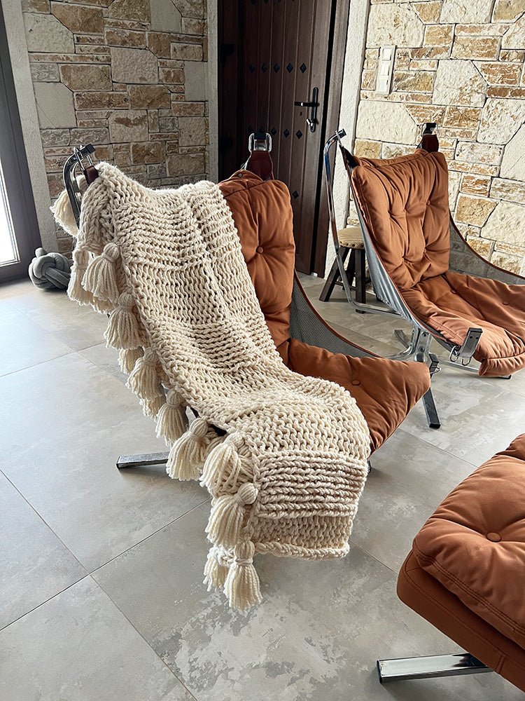 Chunky Knit Blanket Pattern - Handy Little Me Shop