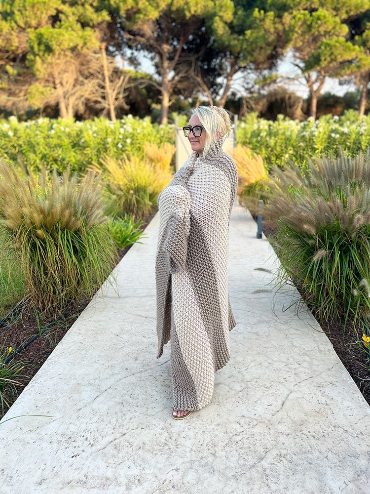 Chunky Blanket Knitting Pattern - Handy Little Me Shop