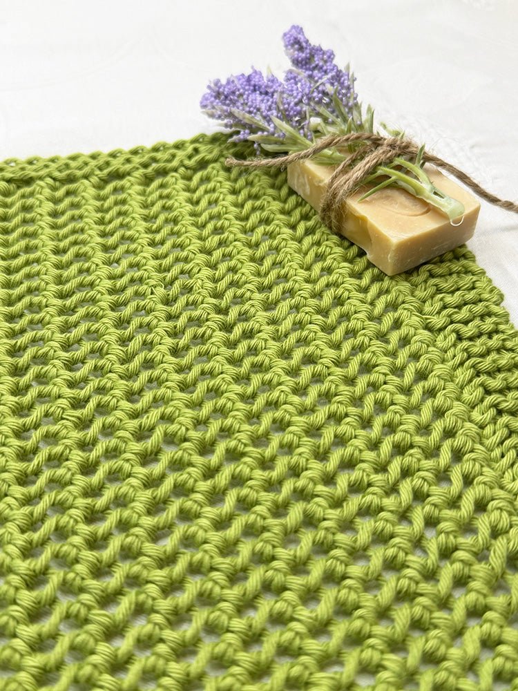 Society Pages Lace Dishcloth Knitting Pattern PDF - Handy Little Me Shop