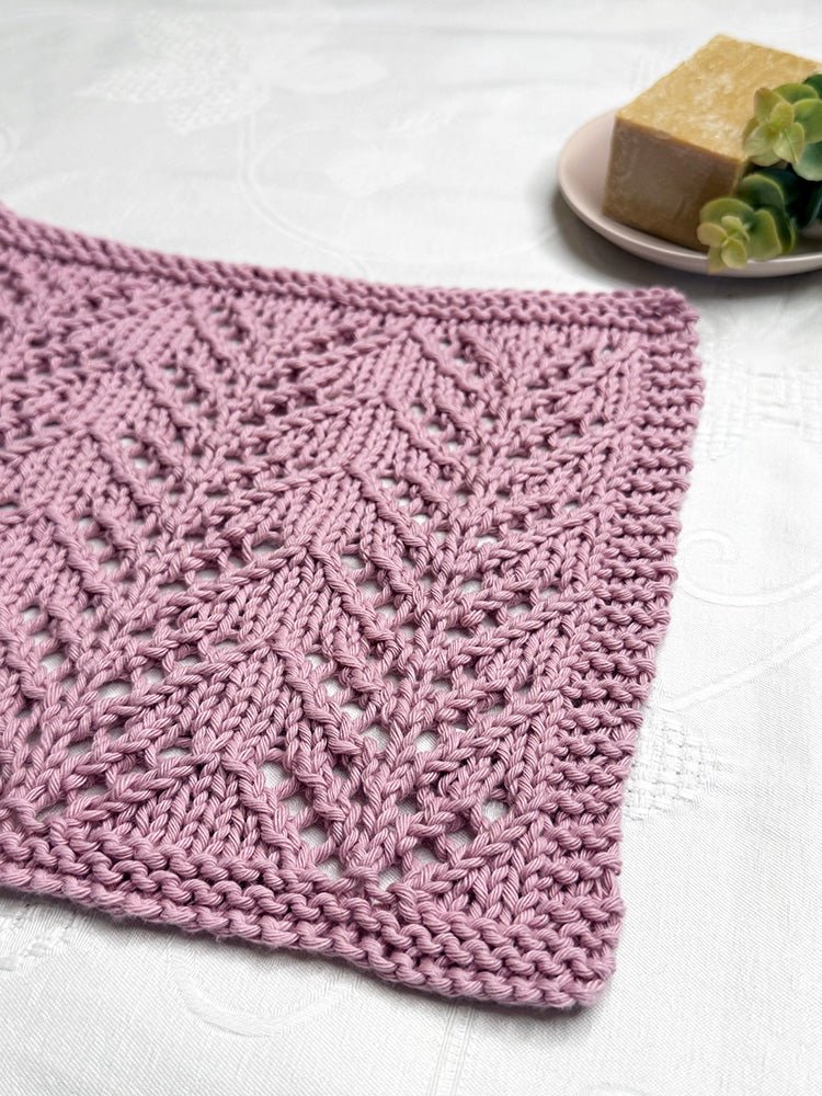 Blush Ballroom Lace Dishcloth Knitting Pattern PDF - Handy Little Me Shop