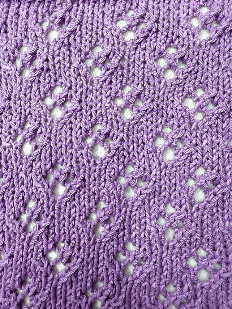Sweet Violets Lace Dishcloth Knitting Pattern PDF - Handy Little Me Shop