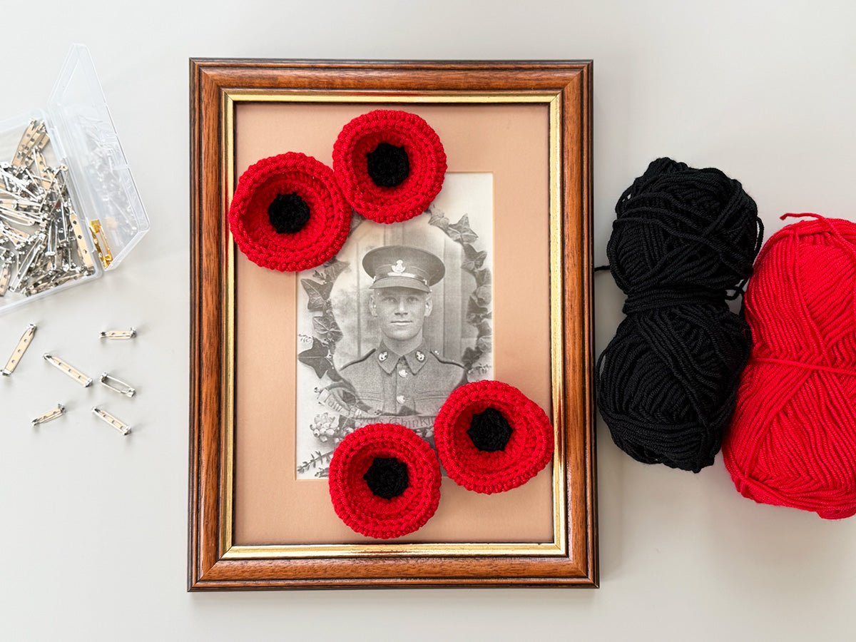 Crochet Poppy Pattern - Handy Little Me Shop