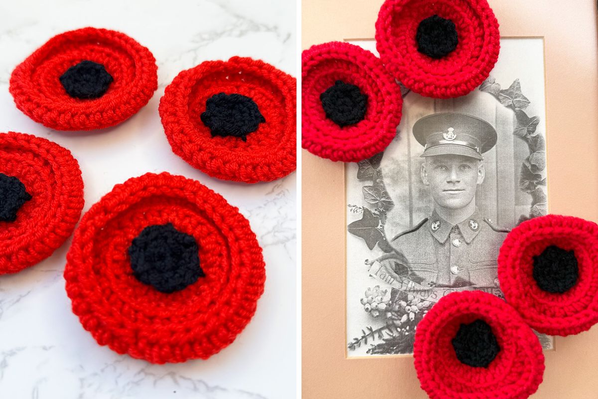 Crochet Poppy Pattern - Handy Little Me Shop