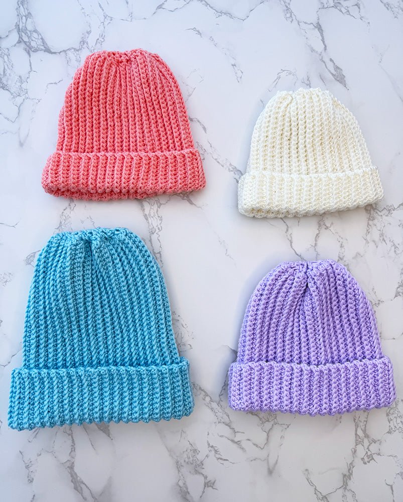 Baby Beanie Crochet Pattern - Handy Little Me Shop