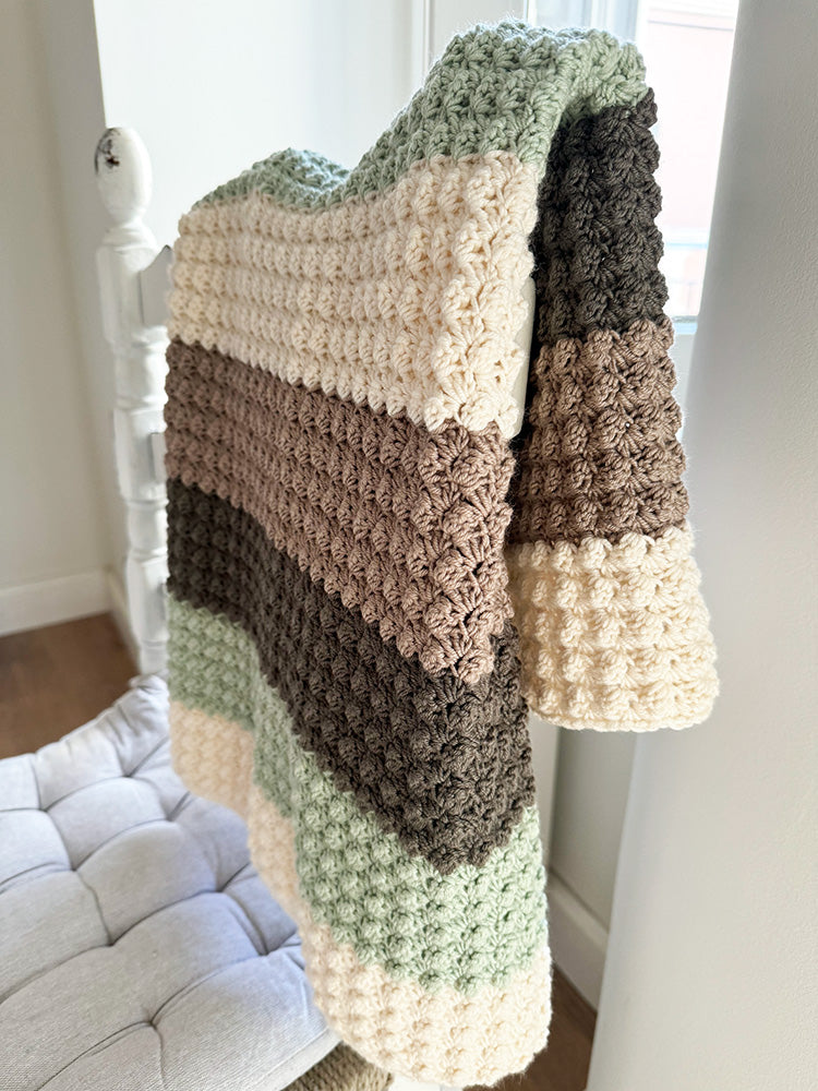 Crochet Baby Blanket (Blanket Stitch)