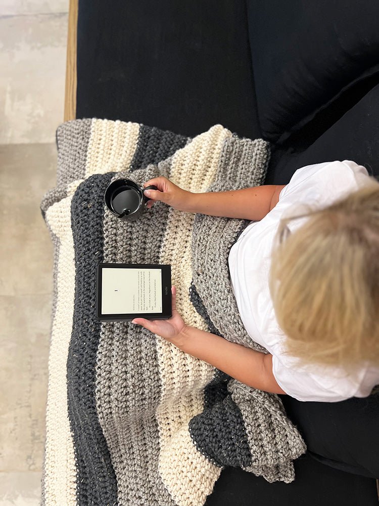 Beginner Crochet Blanket Pattern - Handy Little Me Shop