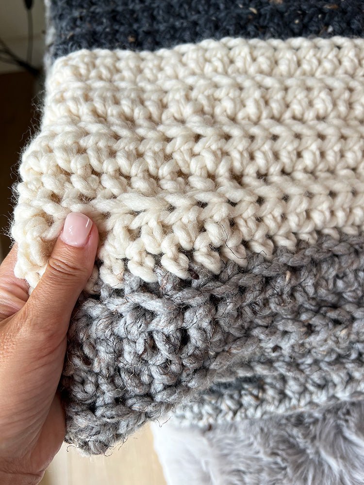 Beginner Crochet Blanket Pattern - Handy Little Me Shop