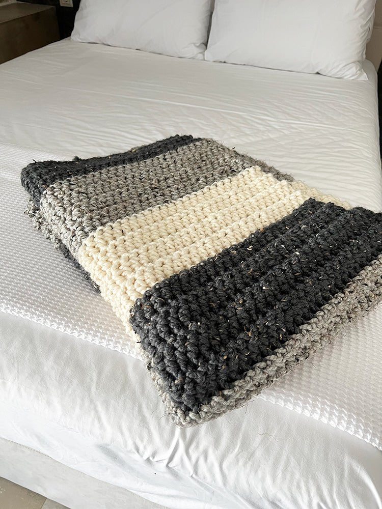 Beginner Crochet Blanket Pattern - Handy Little Me Shop