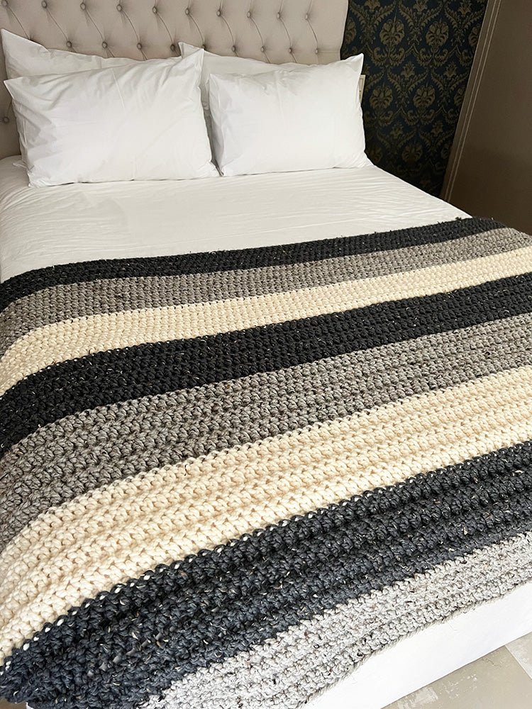 Beginner Crochet Blanket Pattern - Handy Little Me Shop