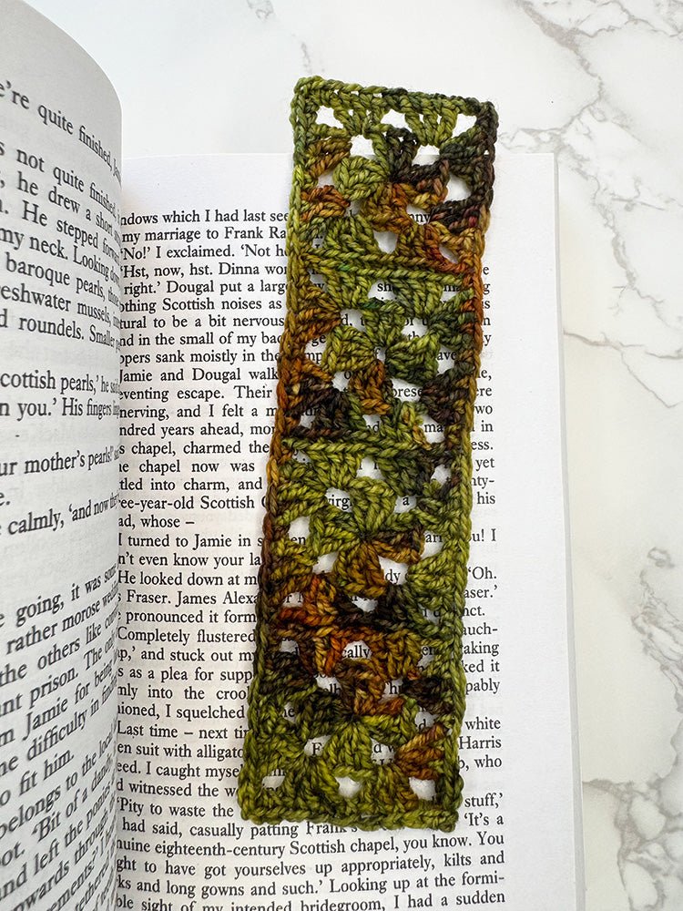 Granny Square Crochet Bookmark Pattern - Handy Little Me Shop