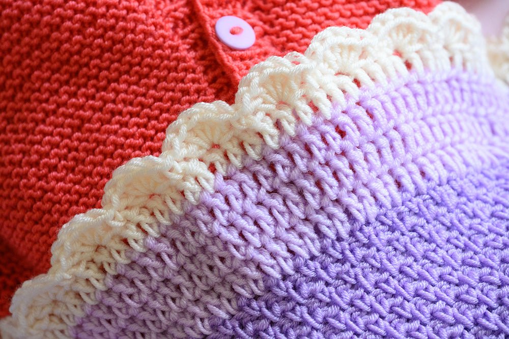 Easy Crochet Baby Blanket (Moss Stitch) - Handy Little Me Shop