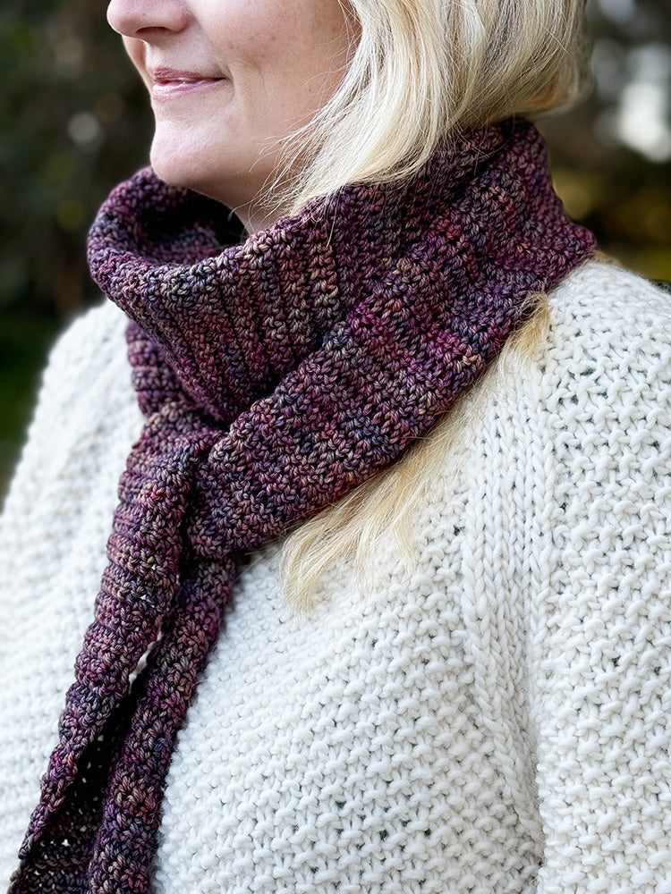 Crochet Skinny Scarf Pattern