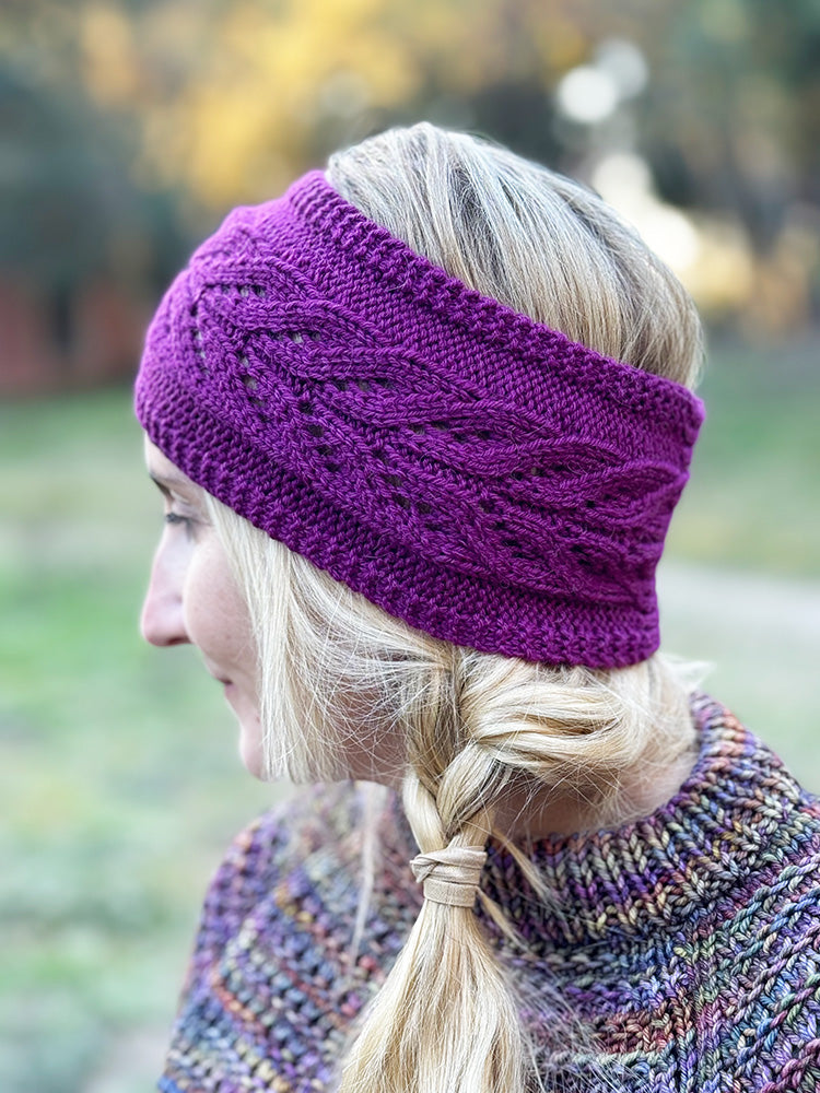 Woodland Whispers Headband Knitting Pattern