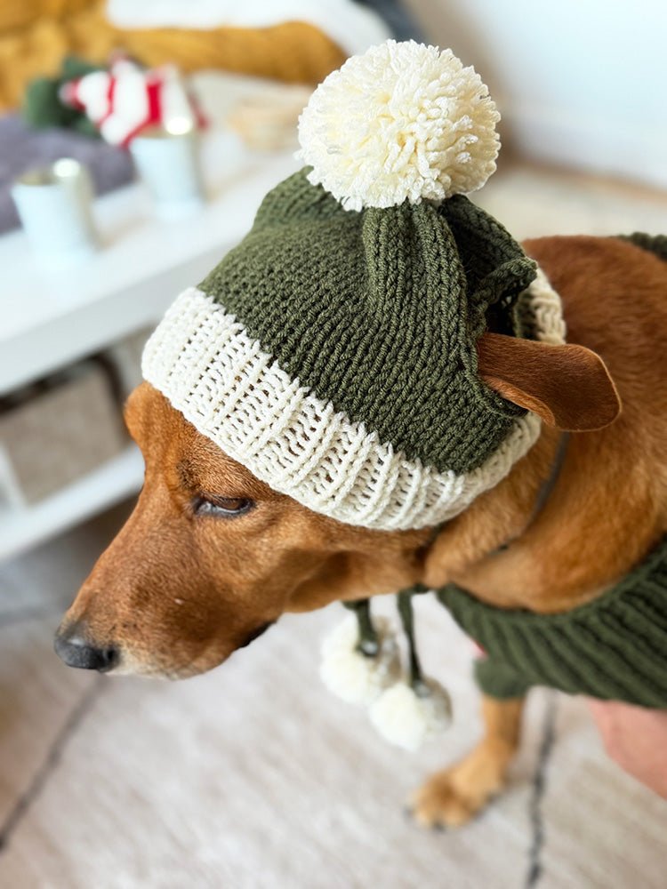 Dog Hat Knitting Pattern With Ear Holes – PDF (4 Sizes) - Handy Little Me Shop