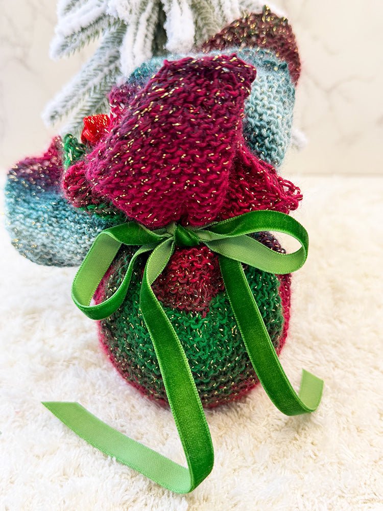 Knitted Christmas Bauble Cover Pattern - Handy Little Me Shop